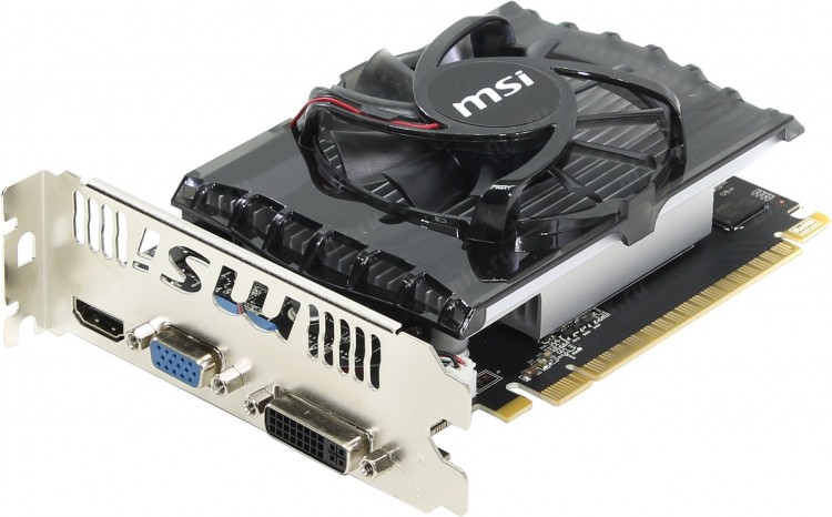 Видеокарта NVIDIA GeForce GT 730 2Gb MSI GDDR3 128B DVI+HDMI (RTL)