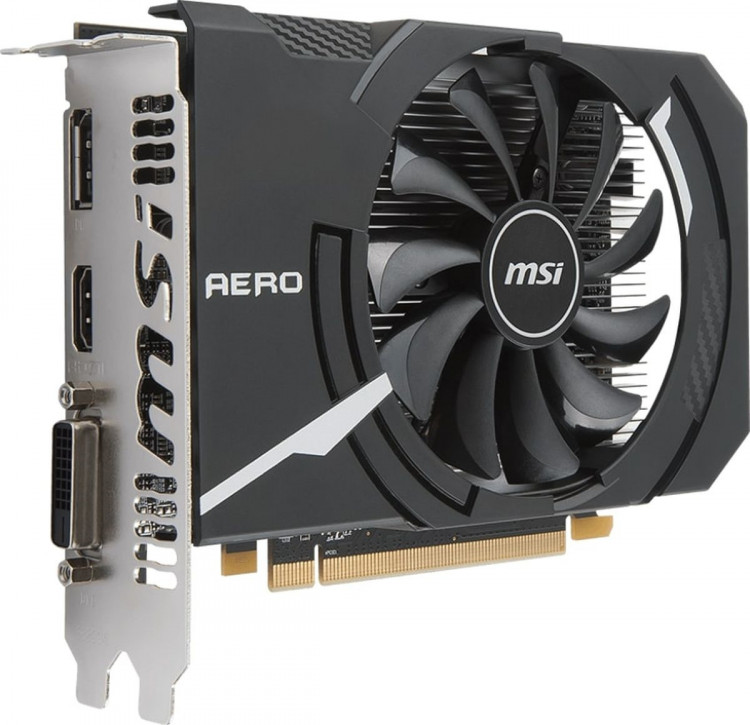 Видеокарта AMD Radeon RX 550 AERO 4G OC 4Gb MSI GDDR5