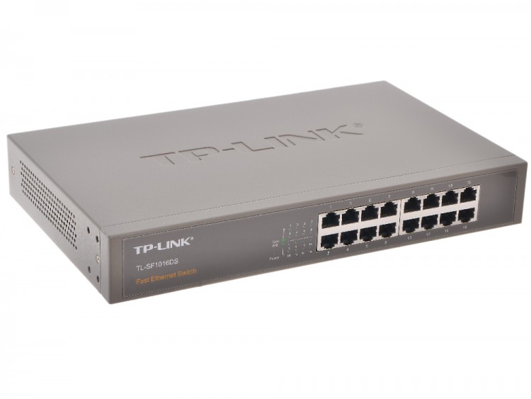 Концентратор TP-LINK TL-SF1016DS 16x100Mb