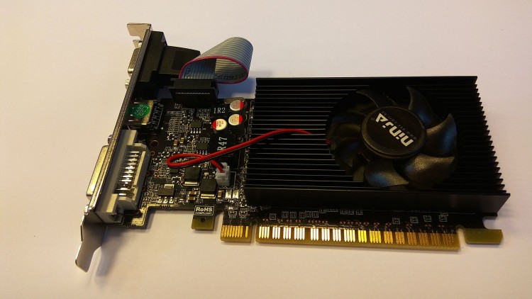 Видеокарта NVIDIA GeForce 210 1Gb NINJA GDDR3 64B D-Sub+DVI+HDMI (RTL)