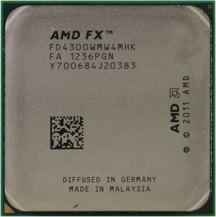 Процессор AMD FX-4300 (FD4300W) 3.8 GHz / 4core / 4+4Mb / 95W