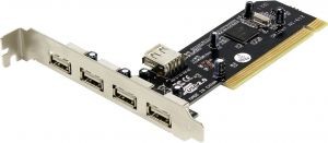 Контроллер USB 2.0 Orient NC-612 (OEM) PCI  /  4+1USB2.0