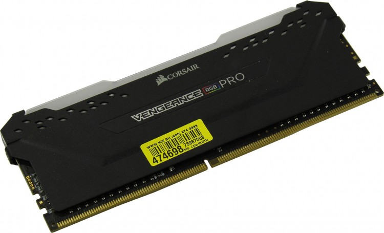 Память DDR4 8Gb PC4-25600  /  CL16 Corsair CM4X8GD3200C16W4