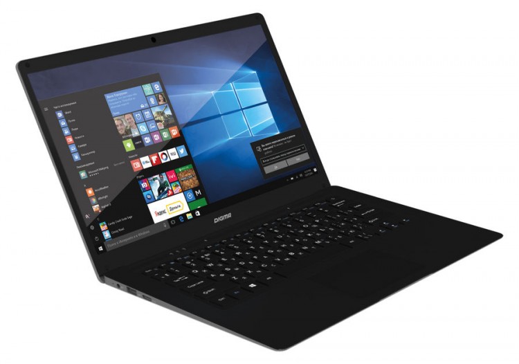 Ноутбук 14,1" Digma EVE 1402 Atom X5 Z8350U  /  4Gb  /  SSD32Gb  /  SVGA  /  WiFi  /  Win.10