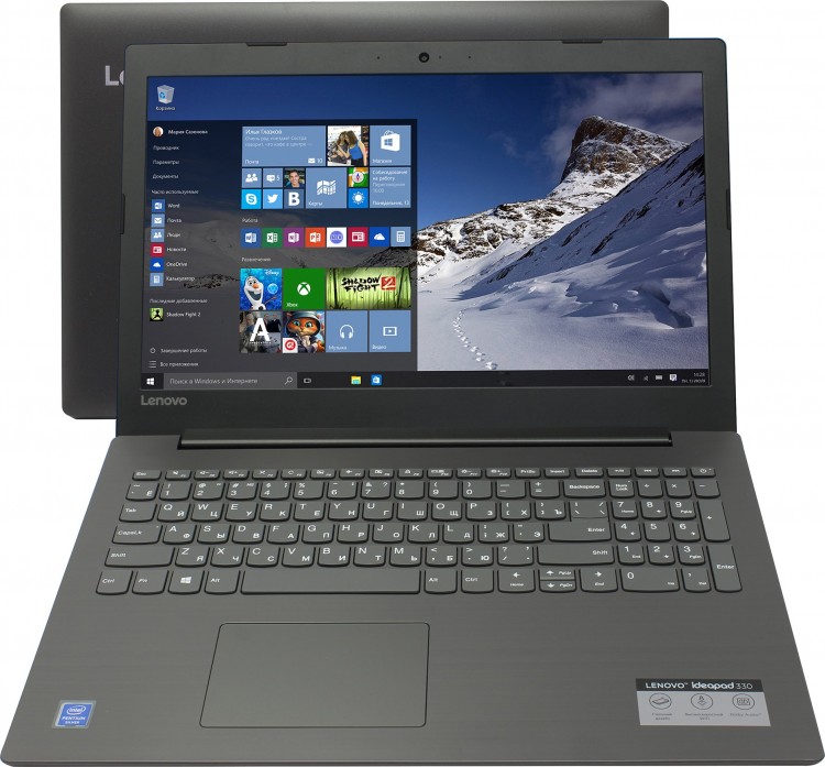 Ноутбук 15,6" Lenovo 330-15IGM (81D1-0087RU) intel N5000  /  4Gb  /  500Gb  /  noODD  /  WiFi  /  Win10
