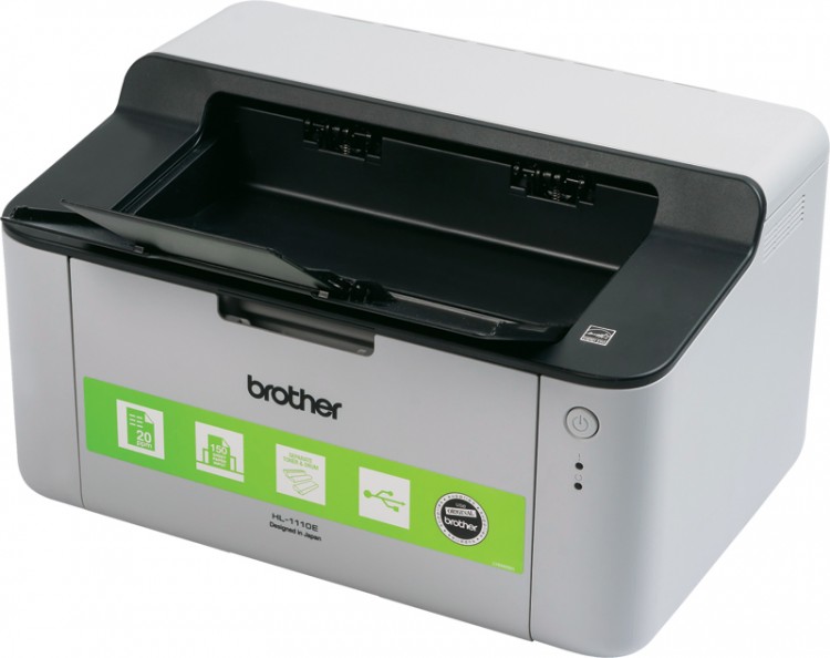 Принтер Brother HL-1110R (A4  /  2400*600dpi  /  20стр  /  1цв  /  лазерный)
