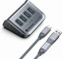 USB-HUB Yottamaster (7 портов / USB3.2 / питание)