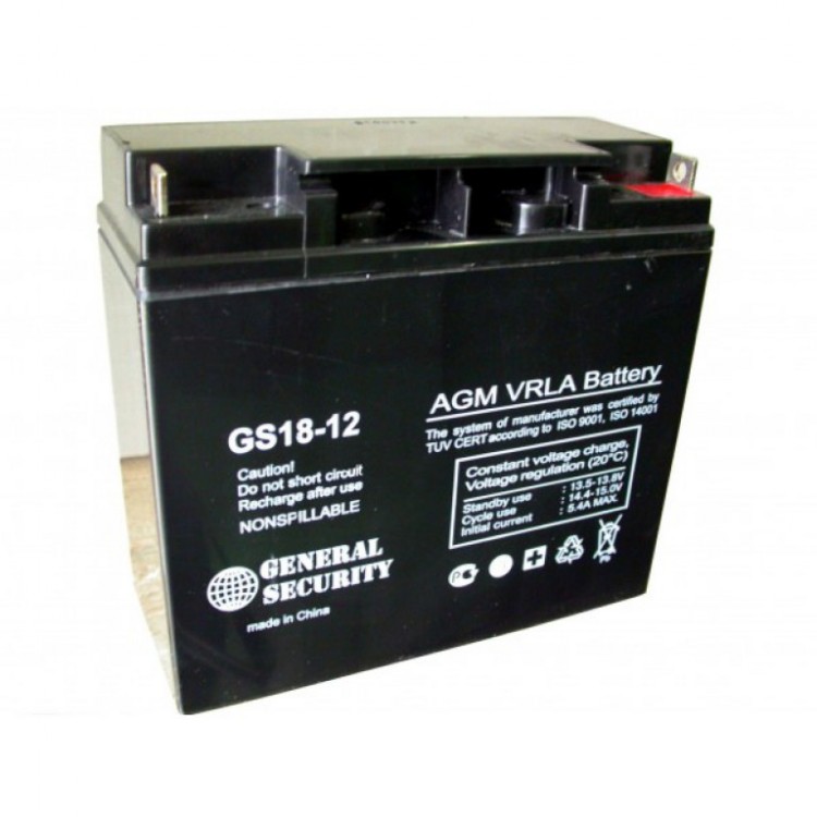 Аккумулятор ИБП General Security GS18 12 (12V, 18Ah)