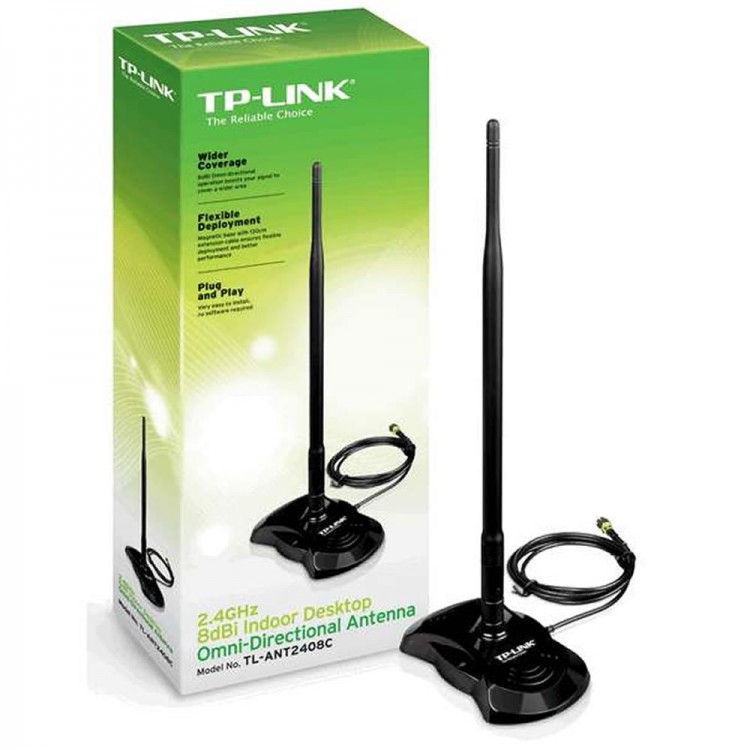 Антенна Wi-Fi TP-LINK TL-ANT2408C 2,4GHz  /  8dBi  /  360°