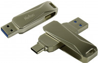 Флешка USB 32Gb Netac U782C dual USB3.0+TypeC
