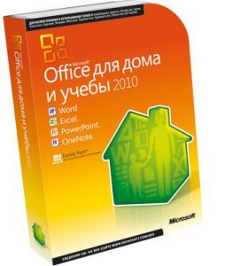 ПО Microsoft Office 2010 для дома и учёбы x3 Family Pack (Русский, DVD) <79G-02142> (BOX)
