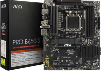 Материнская плата (AM5) MSI PRO B650-S WIFI ATX / 4xDDR5 / 2xNVMe / TYPE-C / Wi-Fi / BT / DP+HDMI