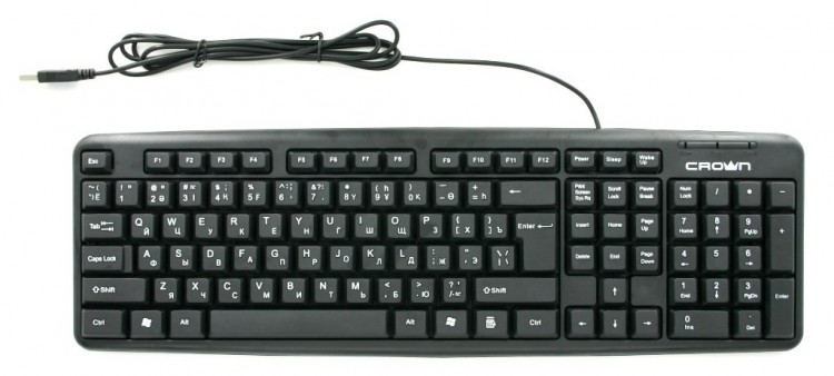 Клавиатура USB CROWN CMK-02