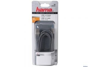 Кабель USB A -> B 3.0м Hama <45022>