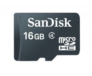 Флешка microSDHC 16Gb SanDisk Mobile Class4