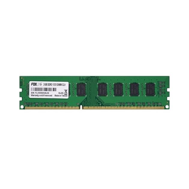 Память DDR3 2Gb <PC3-10600> Foxline <FL1333D3U9S1-2G> CL9
