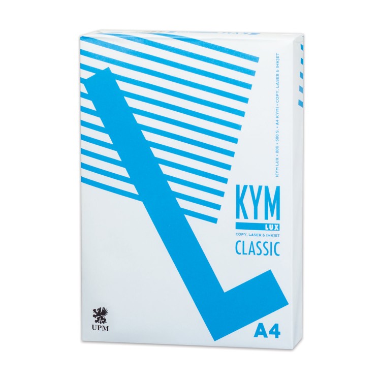 Бумага A4, 80 г  /  м2, 500 листов, Kym Lux Classic, офисная