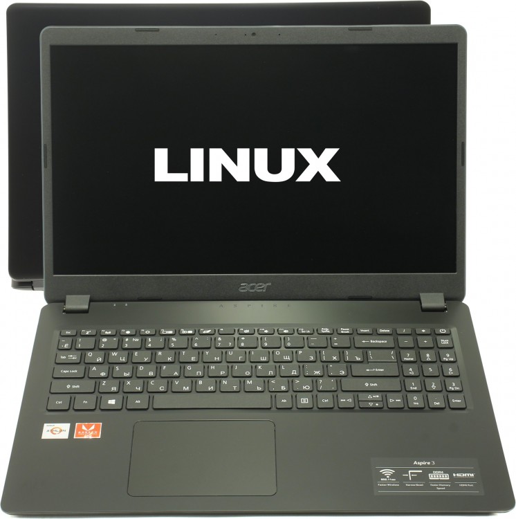 Ноутбук 15,6" Acer A315-42-R48X AMD Athlon 300U  /  4Gb  /  500Gb  /  Vega 3  /  HD  /  noODD  /  Linux