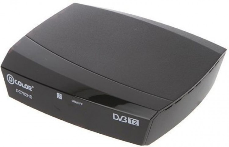 Цифровая приставка DVB-T2 D-COLOR DC702HD (RCA  /  HDMI  /  USB)