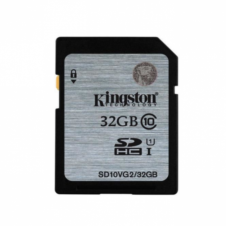 Флешка SDHC 32Gb Kingston Class10 <SD10VG2  /  32GB> с адаптером