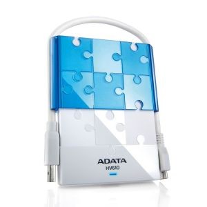 Внешний HDD 1Tb A-Data <AHV610-1TU3-CWHBL> White&Blue 2.5" USB3.0