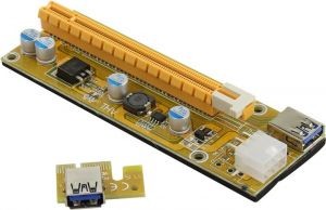 Переходник Riser PCI-Ex1 M -> PCI-Ex16 F <PCE164P-N03 Ver009> USB 30 см