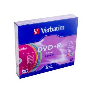Диск DVD+R Verbatim 4.7Gb 16x Jewel case (1шт)