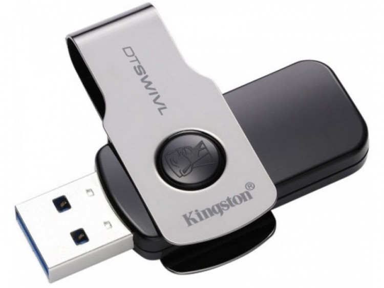 Флешка USB 64Gb Kingston SWIVL (3.1)