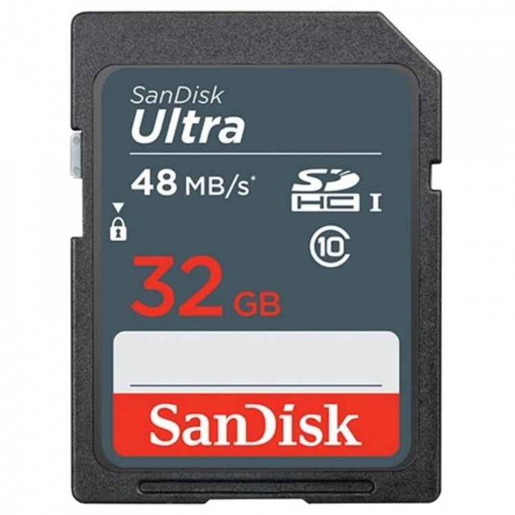 Флешка SDHC 32Gb SanDisk Ultra 48 <SDSDUNB-032G-GN3IN> Class 10