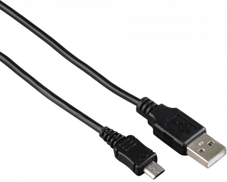 Кабель microUSB (m) -> USB2.0 (m) 1м Hama черный <20074>