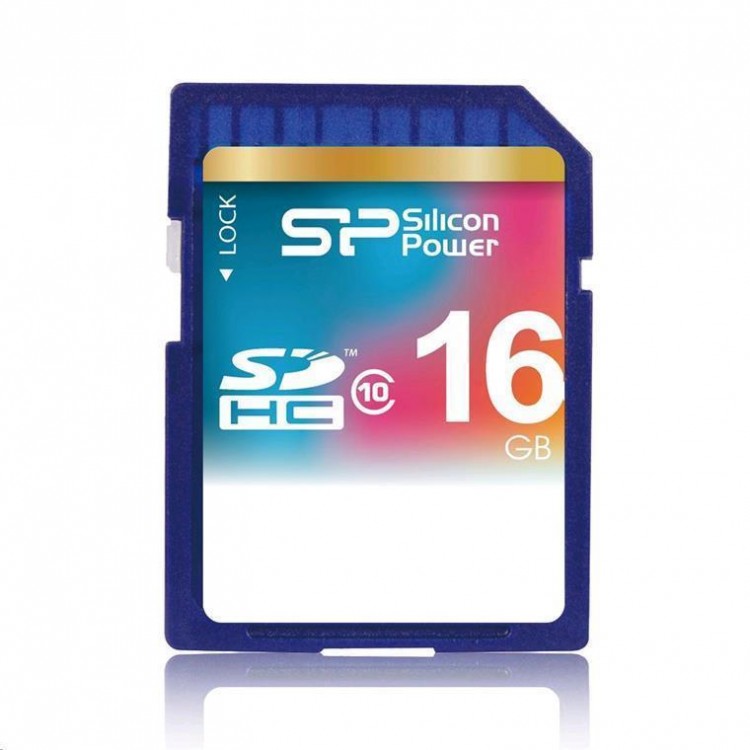 Флешка SDHC 32Gb Silicon Power class 10 SP016GBSDH010V10