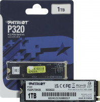 SSD NVMe 1 Tb Patriot P320P1TBM28 (480TBW / 3000:2200 Мбайт / с)