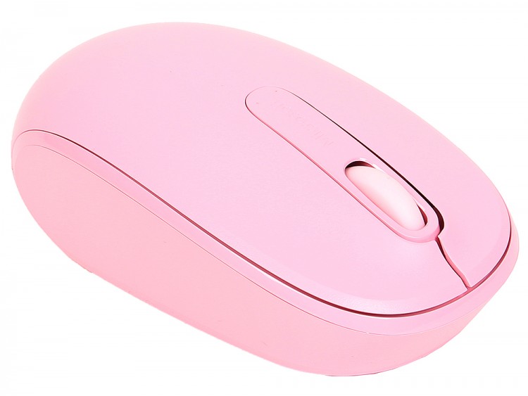 Мышь беспроводная USB Microsoft Mobile Mouse 1850 розовый  /  бирюзовый