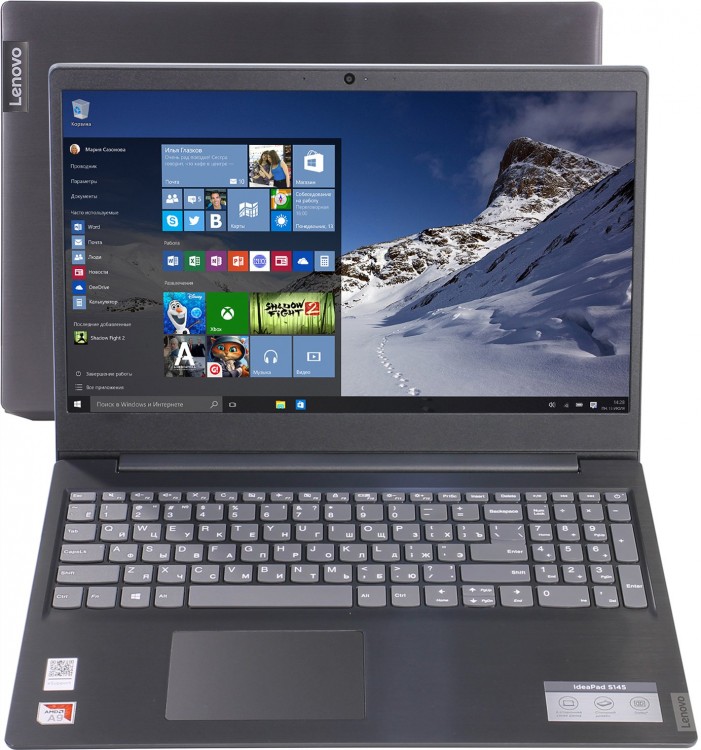 Ноутбук 15,6" Lenovo S145-15AST (81N3008GRK) AMD A9-9425  /  8Gb  /  1Tb  /  Radeon R5  /  noODD  /  DOS