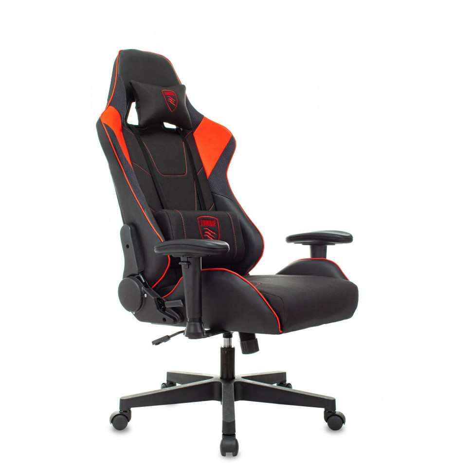 Игровое кресло ZOMBIE THUNDER (черный / красный)