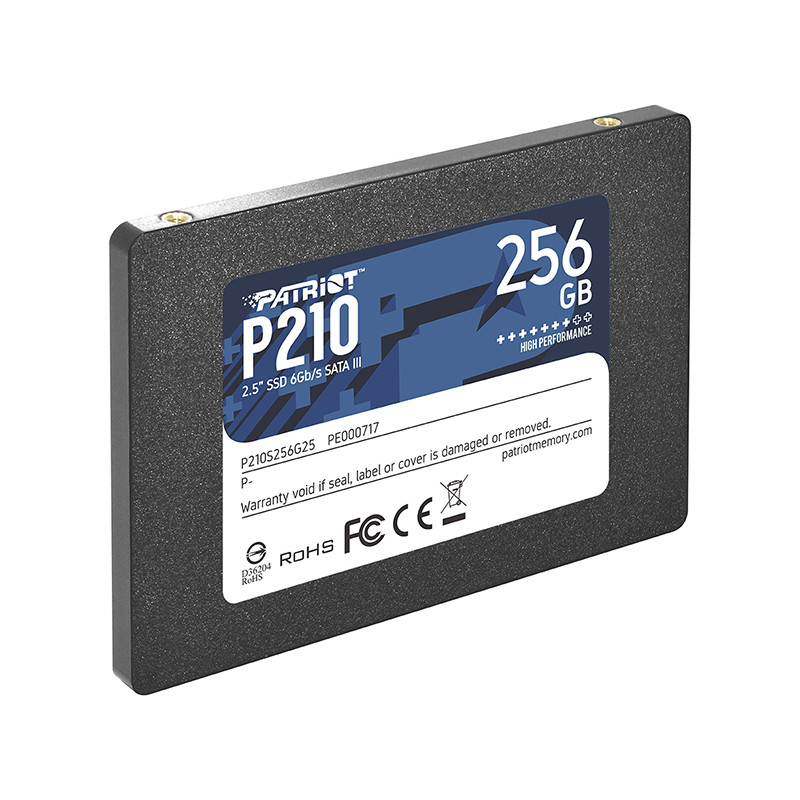 SSD 256 Gb Patriot P220 P220S256G25 (120TBW / 550:490 Мбайт / с)