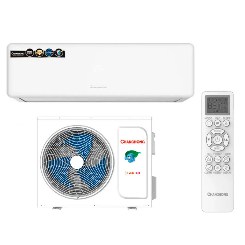 Сплит-система 12 Changhong CSDH-12DG (инвертор / 35кв.м / шум 25-52 дБ / WiFi / класс A / 3года)