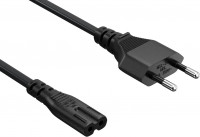 Кабель питания IEC-320-C7 восьмерка 1.5м
