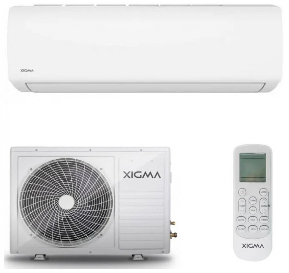(без установки) Сплит-система 12 XIGMA EXTRAFORCE XG-EF35RHA (35кв.м / шум 27-52 дБ / класс A / 2года)