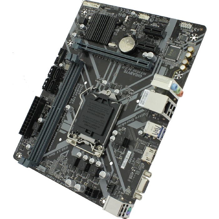 Материнская плата GIGABYTE H310M H (LGA1151v2  /  MicroATX  /  PCI-Ex2  /  DDR4x2  /  M2x0  /  7.1  /  DSUB+HDMI)