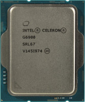 Процессор Intel Celeron G6900 3.4 GHz / 2PC / SVGA UHD Graphics 710 /  2.5Mb / 46W / 8 GT / s LGA1700