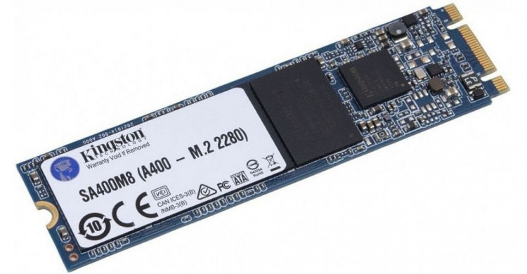 SSD 240 Gb Kingston A400М8 (80 TBW  /  320:500 Мбайт  /  с) TLC