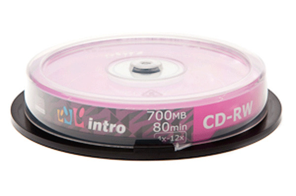 Диск CD-R Intro 700Mb 48x Cake Box (10шт)
