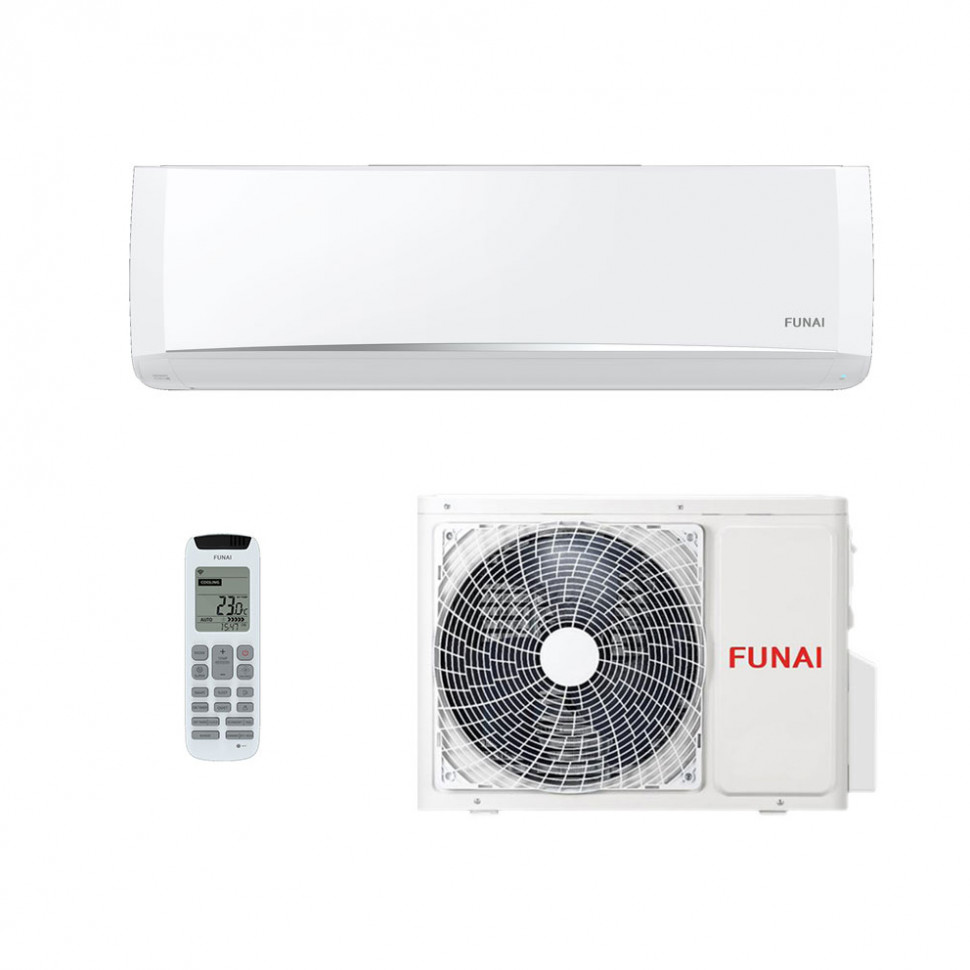 Сплит-система 12 Funai SENSEI RACI-SN35HP.D03 (инвертор / 36кв.м / шум 19дБ / класс А++ / 2года)