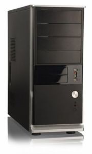 Корпус ATX 500W Foxconn <TSAA-424+FX-500> Black (24+4+6пин)