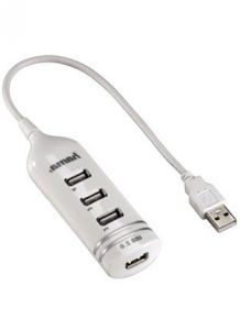 Концентратор USB2.0 Hama White 00039788 4-port