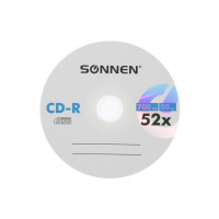 Диск CD-R SONNEN 700Mb 52x (1шт)