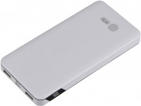 Мобильный аккумулятор Cactus CS-PBFSKT-10000 10000mAh 2.1A 2xUSB белый с нанесением логотипа компани