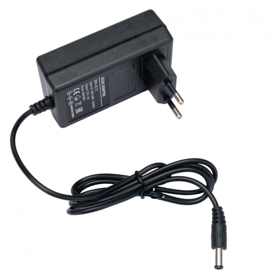 Блок питания 12V/3A Gembird NPA-AC15