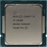 Процессор Intel Core i3-10100 1200 4(8)core / 3.6(4.3)GHz / UHD 630 / 65W (OEM)